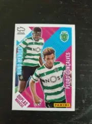 Panini Nuno Mendes Rookie + Pedro Gonçalves #352 SCP Futebol 2020/21 Magic Duo