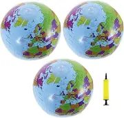 1 Set Portable Globe for Foldable Educational Tool for Geography Learning Travel Home School Office Summer Pool Party Favors