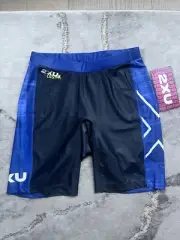 2XU Men's Rowing Shorts Medium - Ergonomic Design for Rowers - Spandex - NWT