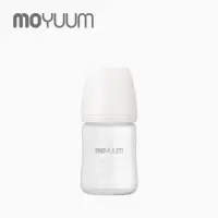 在飛比找momo購物網優惠-【MOYUUM】韓國 寬口矽膠玻璃奶瓶(150ml)