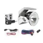 2.75" Driving Light Silver Shield M6 Adjustable Side Mount Bracket & Wiring Kit