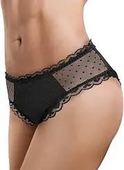 [LittleForBig] Men's Hipster Lace Briefs Cheeky Sissy Panties Mesh Shaping Tucking Gaff Brief for Crossdressers Transgender