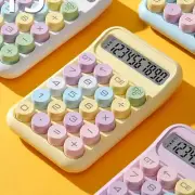 1 calculator with large button click sound, desktop calculator with numeric butt