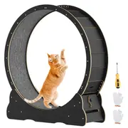 Advwin Cat Exercise Wheel Cat Treadmill Cat Running Wheel 100cm