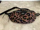 SCHUTZ Desert Leopard Print Fanny Pack Waist Belt Bag Handbag NWT