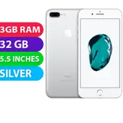 Apple iPhone 7+ Plus (32GB, Silver) - Grade (Excellent)