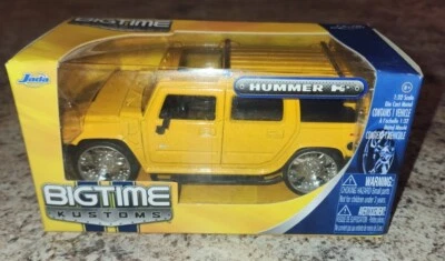 JADA BIGTIME KUSTOMS YELLOW HUMMER H2 1:32 SCALE