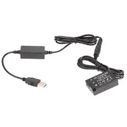 DR-E17 DC Coupler LP-E17 Dummy Battery+5V 2A USB Cable for Canon M5 M6 II 77D RP