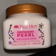 NEW Tree Hut peppermint pearl limited edition Shea Sugar Scrub - 18 oz