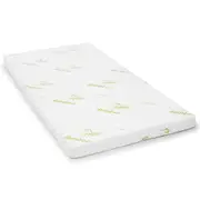Cool Gel Memory Foam Mattress Topper Bamboo Fabric Cover Ecologic Single 8cm