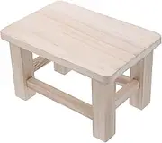 CONGARTENO Solid Wooden Small Stool Versatile Footrest Plant Stand Lightweight Design Smooth Rounded Edges for Comfort for Adults for Entryway Home Use