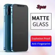 3X Anti-Glare Matte Temperd Glass Screen Protector Fr iPhone 16 15 14 13 Pro Max