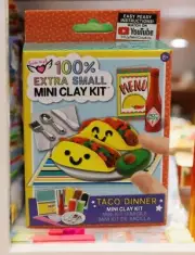 BN Fashion Angels Extra Small Taco Dinner Mini Clay Kit & BN Pizza Mini Clay Kit
