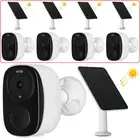 2K Wireless Security Camera Outdoor + 4W Solar Panels Home WIFI IP CCTV 1-5PCS