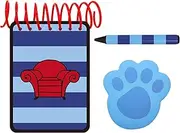 ASVP Shop Handy Dandy Notebook Josh With 1 Black Crayon & 1 Paw Sticky Notes Pad