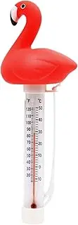 Floating Swimming Pool Thermometer, Flamingo Gauge, Water Thermometer for Water Temperature