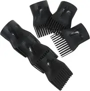 FOMIYES Hair Dryer Attachments Hair Dryer Diffuser Attachment Hair Dryer Comb Hair Dryer Comb for Catching the Wind Hair Dryer Nozzle Plastic High Temperature Resistance Hair Nozzle Pack of 10