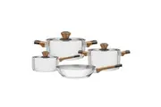 Tramontina Brava 4 Piece Stainless Steel Cookware Set