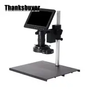 HY-2070 26MP USB Microscope Camera w/ 7" LCD Widened Metal Stand 150X C-mount