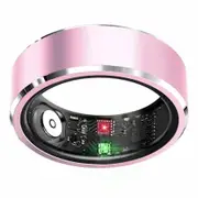 Smart Ring Sleep Tracker Ring Waterproof Fitness Ring for Activity Monitoring/Steps/Distance/Air Gestures for iOS Android (Pink,#10)