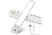40cm Aluminium 126 LED Under Cabinet Light Motion Sensor Wardrobe Closet Stairs Light Cupboard Lamp Wireless Magnetic Light