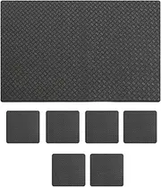 Vaveren Treadmill Mat Exercise Equipment Mat Exercise Sound Insulation Treadmill Cushion for Stationary Exercise Bikes Recumbent Bike