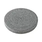 Flat Seat Cushion Rustic Wide Application Linen Rope Fine Stitching Floor Pillow