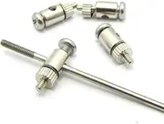 Toy Accessories 10PCS Push Rod Pull Rod End Linkage end Tie Rod Wire Stoppers Servo Arm Joint Connector Compatible with RC Airplane Helicopter Boat Robot