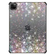 iPad Pro 11-inch (3rd/4th gen) iPad Impact Case White Butterflies and Colorful Sparkles Burst