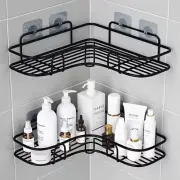 SHOWER CADDY SHELF BATHROOM CORNER STORAGE HOLDER ORGANIZER BATH TRIANGULAR RACK