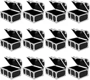 SEWACC 12pcs Mini Treasure Chest Candy Boxes for Pirate Themed Parties Halloween and School Plays Vintage Keepsake Cases for Creative Storytelling and Hidden Treasures