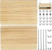 Book Press Bamboo Wood Book Binding Press Portable Flower Press Reusable Book Press Machine Multifunctional Bookbinding Press for Bookbinding and Flower Pressing 11.6x7.7inch
