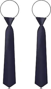 [Bencailor] Toddler Tie 2 Pieces Tie for Boys Pretied Elastic Boys Dress Ties Kids Tie Set Children's Necktie for Boy