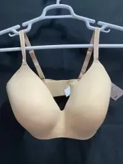NEW Knix WING WOMEN SIZE 8 Beige Full Figure Contour Wireless Bra