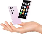PrzTIk 4G Small Backup Phone, Android 10.0 Smartphone, 3.0 Inch Screen, 2GB RAM + 16GB ROM, 2000mAh Battery, Face Detection Cheap Mobile Phone (Pink)