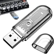 Wireless USB Adapter, Wireless Car Kit Music Receiver Plug and Play USB Connector, Multifunctional Auto Audio Receivers for Family, Friends, Home