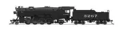 Broadway Limited 3970 N Scale ATSF Heavy Mikado #3267