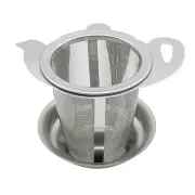 Tea Brewing Basket Teapots Infuser Mesh Tea Strainer Handle Tea Filter