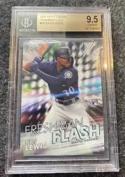 Kyle Lewis 2020 Topps Chrome Freshman Flash BGS 9.5 Seattle Mariners Rookie RC
