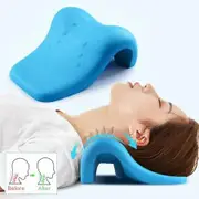 Neck Stretcher for Neck Pain Relief, Neck Posture Corrector Chiropractic Pillow, For TMJ Pain Relief and Cervical Spine Alignment