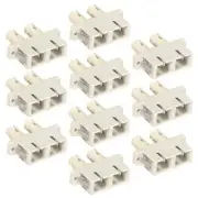 10 Pcs ST to SC Duplex MultiMode Fiber Optic Optical Adapter Connector Converter