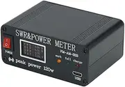 1.8MHz-50MHz Type-C Charging Interface SWR Power Meter Adapter FM-AM-SSB SWR Accessory