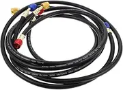 SOESFOUFU Versatile 3-piece Car Ac Repair Kit Air Line Hoses Gauge Hose Filling Hose for Quick Fix