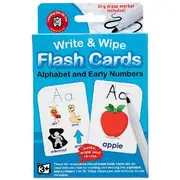 Learning Can Be Fun Write & Wipe Alphabet Flash Cards