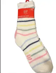 NWT Girls Gap Super Soft Boot Socks 2 Pair Sz 4-10