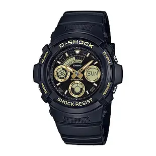 G-SHOCK潮流專屬配件金色系點綴主題設計休閒錶(AW-591GBX-1A9)46mm