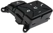 MKVAXR Car Cruise Control Button, for C E GLK Class W204 2011 2012 2013 2014 X204 W212 Car Steering Wheel Control Menu Control Switch Button Car Steering Wheel Switch Kit(Black Right)