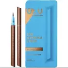 Eyeliner Uzu by FlowFushi japan Eye Opening Liner Liquid Eyeliner Brush Brown