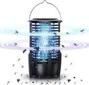 Eectric Fly Trap Bug Zapper Rechargable Mosquito Insect Zapper with LED Light or Camping Light