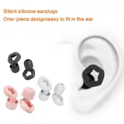 Noise Reduction Silicone Earplugs 3 Pairs Sleeping Soundproof Earplugs